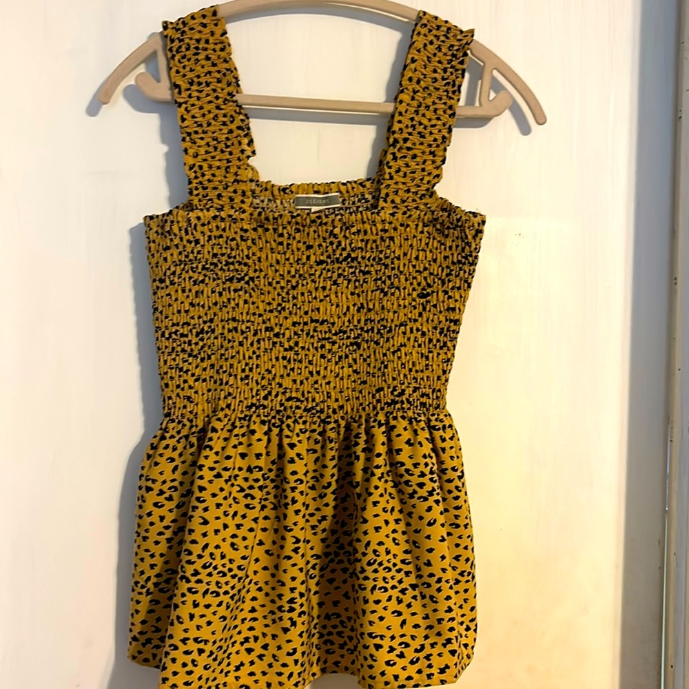 Animal print top